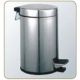 Ведро для мусора с педалью 8л хром