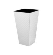 Горшок для цветов InGreen Manhattan CUBE 300х300х564мм 34л c дренаж. вставкой