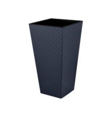 Горшок для цветов InGreen Manhattan CUBE 300х300х564мм 34л c дренаж. вставкой