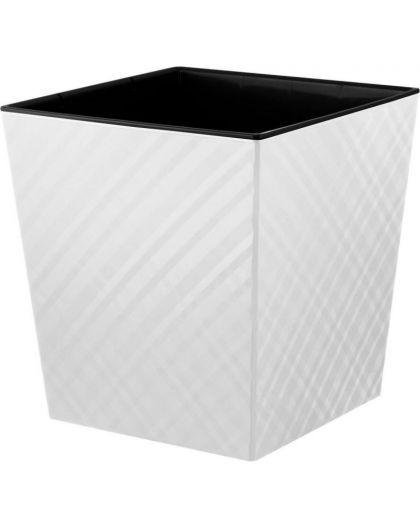 Горшок для цветов InGreen Manhattan CUBE 301 х 301 мм, 22 л c дренажной вставкой