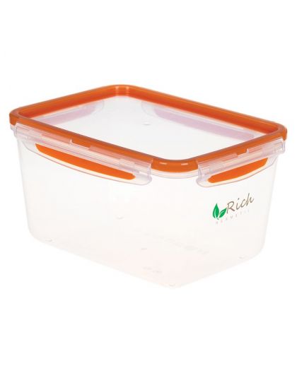 Ёмкость для продуктов РИЧ герметичная 2,3 л оранжевый 15,5×21×11,5см