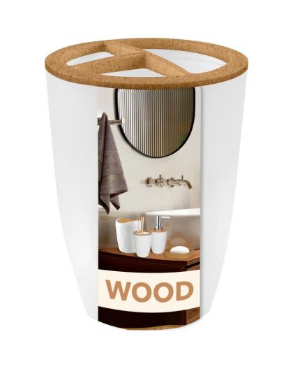 Стакан для зубных щеток Keeplex Wood