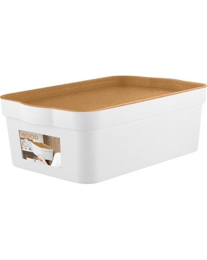 Ящик для хранения Keeplex Wood 6 л 32х21,1х11 см