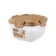 Контейнер для продуктов Sugar&Spice Wood герметичный 0,35л квадратный