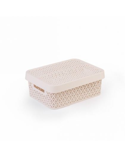 Корзина Элемент 11л бежевый 370х280х140мм