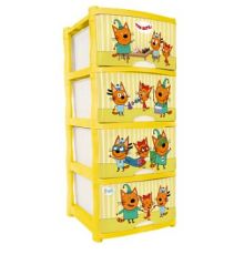 Детский комод ТРИ КОТА Игры 480х410х945 мм