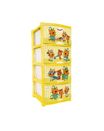 Детский комод ТРИ КОТА Игры 480х410х945 мм