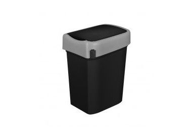 Контейнер для мусора 10л SMART BIN (Черный) 245*196*345мм