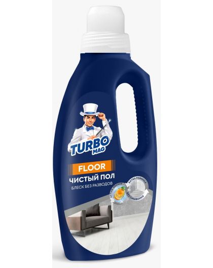 Универсальное моющее средство «TURBOMAG» для пола FLOOR ORANGE, 1000 мл.СП