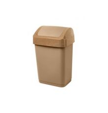 Контейнер для мусора Wood 12 л с крышкой-маятником