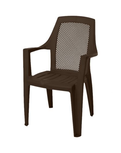 Кресло Decorona DeVeranda садовое 580x625x880 мм, квадратная сетчатая спинка