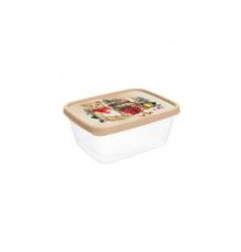 Контейнер для продуктов прямоугольный 0,85л с декором Игрушки