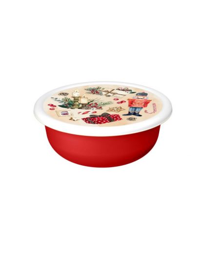 Миска Modena 1,2л с крышкой с декором Игрушки