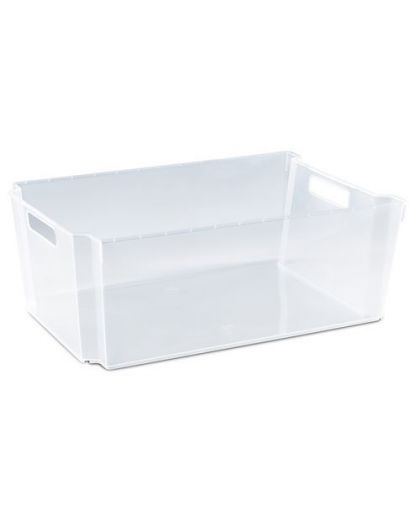 Ящик штабелируемый без крышки Модуль М1 13л (прозрачный)