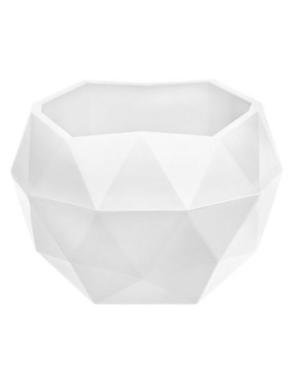 Кашпо Топаз (0,45л.) Цв. Белый (Арт. КШ-9110)