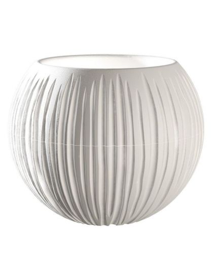 Кашпо Сфера (1,7 л.) Цв. Белый (Арт. КШ-9521)