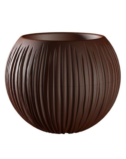 Кашпо Сфера (1,7 л.) Цв. Темно-коричневый (Арт. КШ-9625)