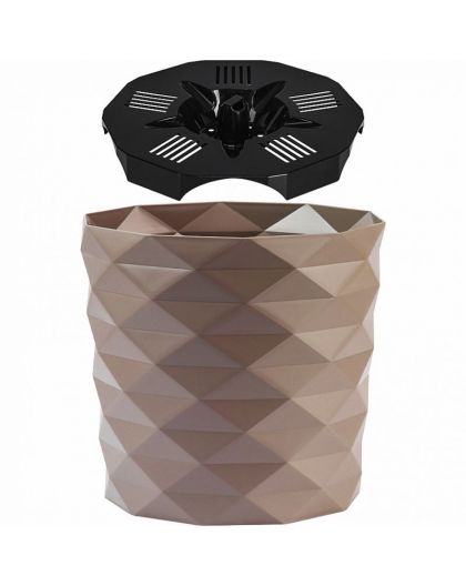 Кашпо Диамант (3л) Цв. Мокачино (Арт. КШ-4638)