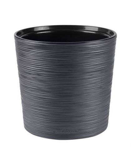 Кашпо La Decoro (7,5л) Цв. Антрацит (Арт. КШ-0689)