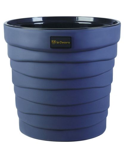 Кашпо Бархан (12л) Цв. Антрацит (Арт. КШ-0545)