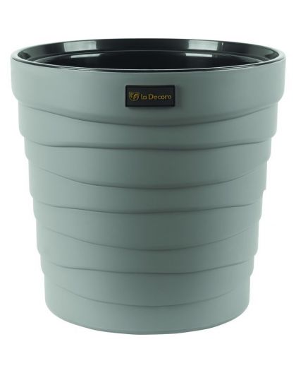 Кашпо Бархан (12л) Цв. Серый жемчуг (Арт. КШ-0549)