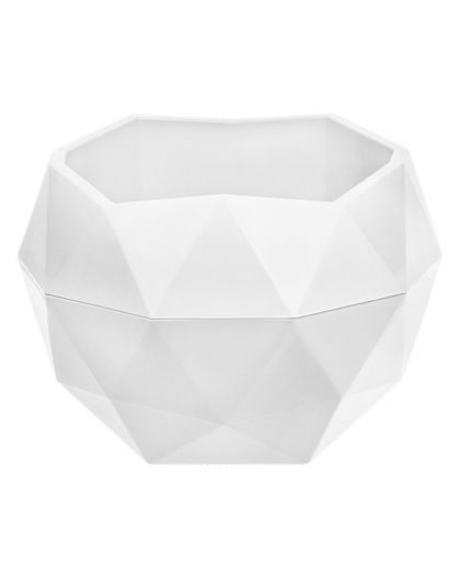 Кашпо Топаз (1,2л.) Цв. Белый (Арт. КШ-3010)