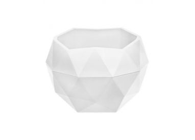 Кашпо Топаз (1,2л.) Цв. Белый (Арт. КШ-3010)