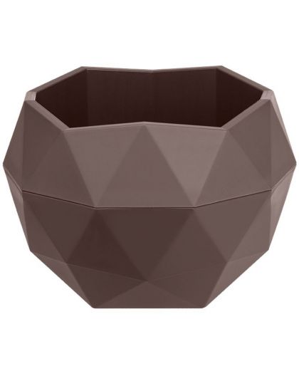 Кашпо Топаз (1,2л.) Цв. Мокачино (Арт. КШ-3016)