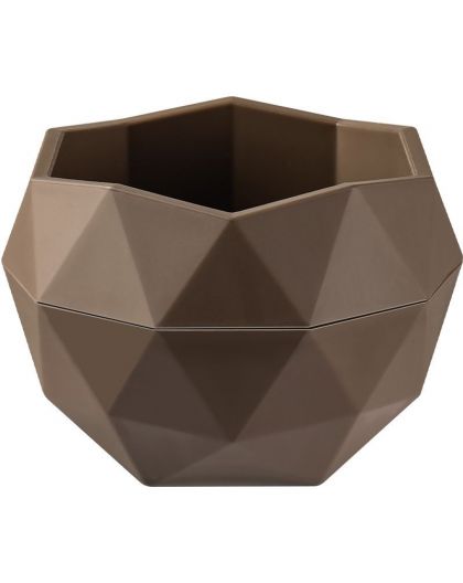 Кашпо Топаз (0,45л.) Цв. Трюфель (Арт. КШ-3037)