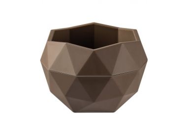 Кашпо Топаз (0,45л.) Цв. Трюфель (Арт. КШ-3037)