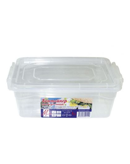 Контейнер прямоугольный для пищ.продуктов 1,0л 185х140х65