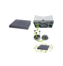 Подставка квадр. на колесах Mobile Platform Square 39*39,h4,5см антрацит(anthracit)