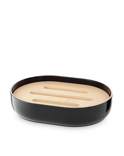Мыльница Бамбук черный