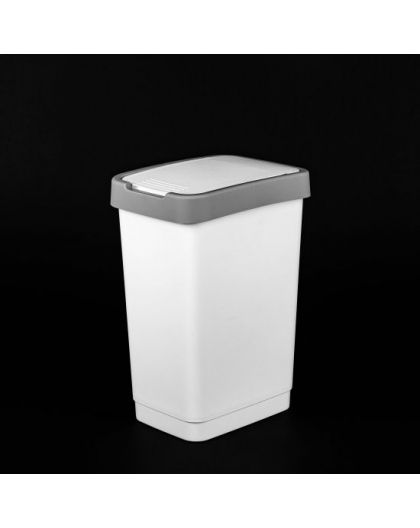 Контейнер для мусора 25л. белый 330х250х470мм
