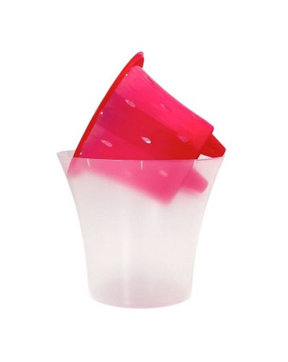 Кашпо ВАНДА орхид. 2л d17см h15см с вкладкой