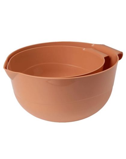 Набор мисок 2,0 + 3,2 л Оливье (кирпичный)