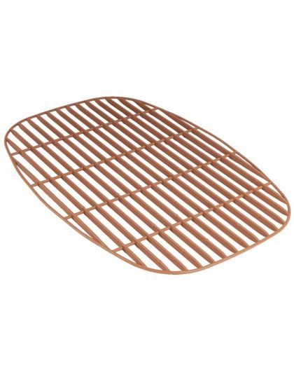 Решетка в раковину Оливье (кирпичный) 333 х 233 х 8 мм