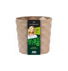 Кашпо Диамант (0,5л) Цв. Фраппе (Арт. КШ-1790) Кашпо Диамант (0,5л) Цв. Фраппе (Арт. КШ-1790)