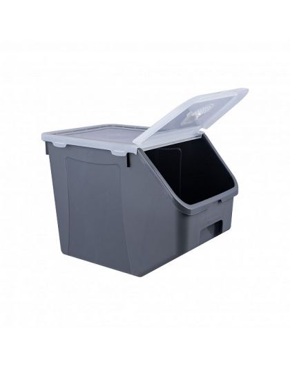 Контейнер для овощей 14л. серый