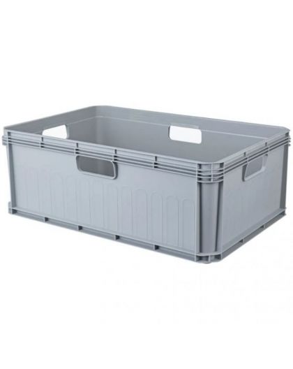 Ящик универсальный 45л «ЕВРОБОКС» 600х400х220мм (Серый)