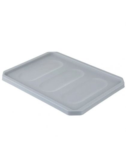 Крышка для ящика универсального «ЕВРОБОКС» 405х305х18мм (Серый)