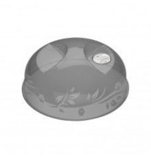 Крышка для микроволновой (СВЧ) печи и холодильника с d230 мм (черный)