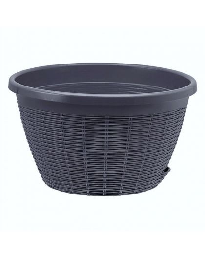 Кашпо Подвесное (6,5л) Цв. Антрацит (Арт. КШ-3565) без усов
