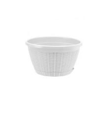 Кашпо Подвесное (6,5л) Цв. Белый (Арт. КШ-3566) без усов