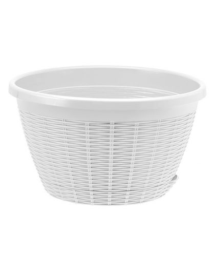 Кашпо Подвесное (6,5л) Цв. Белый (Арт. КШ-3566) без усов