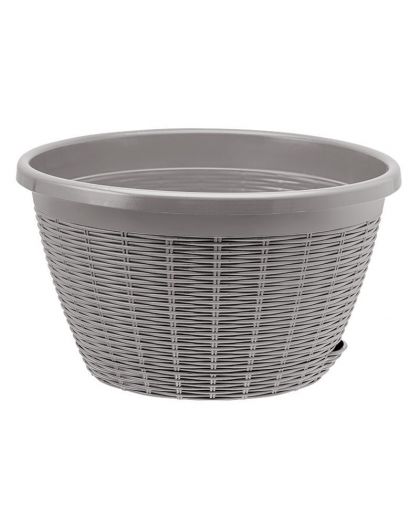 Кашпо Подвесное (6,5л) Цв. Серый жемчуг (Арт. КШ-3573) без усов