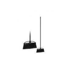 Щетка-метла Etna Black для улицы c черенком 120см, жесткая щетина (черный)