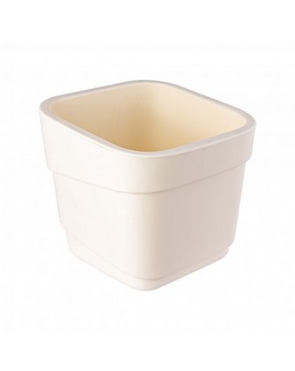 Горшок для цветов фактурный Hills 2,2л (d155, h145,5мм) (молочный)