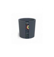 Горшок для цветов с дренажной вставкой Genius 12,2л (d266, h263мм) (серый)