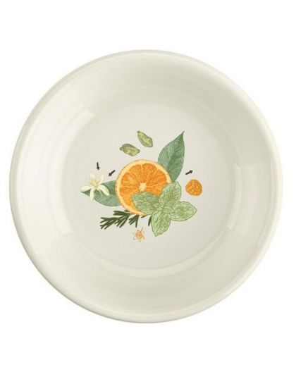 Тарелка глубокая PICNIC 185мм с декором